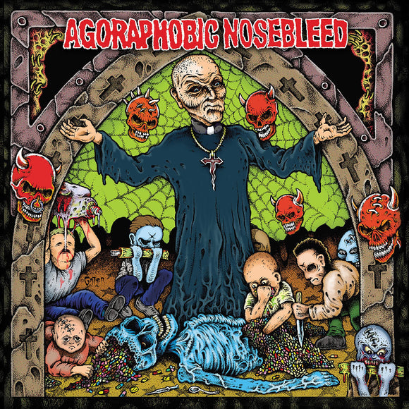 AGORAPHOBIC NOSEBLEED - Altered States of America LP (SPLATTER) (Preorder)