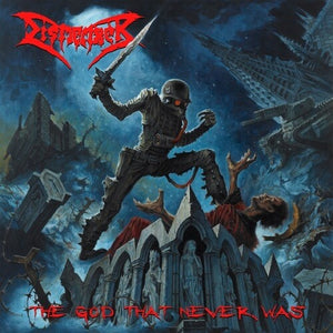 DISMEMBER - The God That Never Was LP (BLUE/RED)