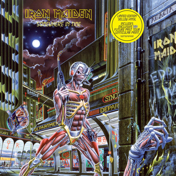 IRON MAIDEN - Somewhere In Time LP (YELLOW)