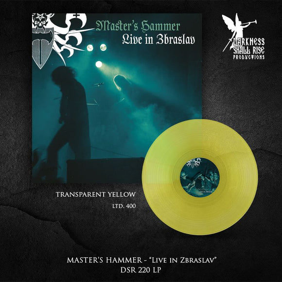 MASTER'S HAMMER – Live in Zbraslav LP (YELLOW) w/booklet