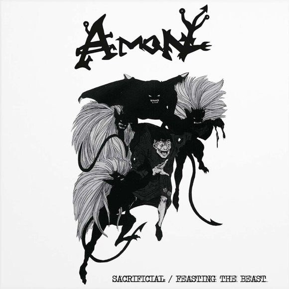 AMON (DEICIDE) – Sacrificial / Feasting The Beast LP (MILKY CLEAR)
