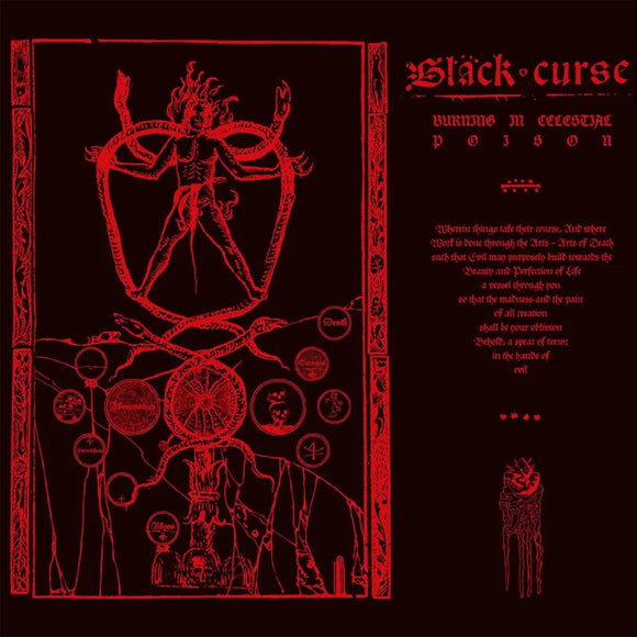 BLACK CURSE - Burning in Celestial Poison LP w/booklet (Preorder)