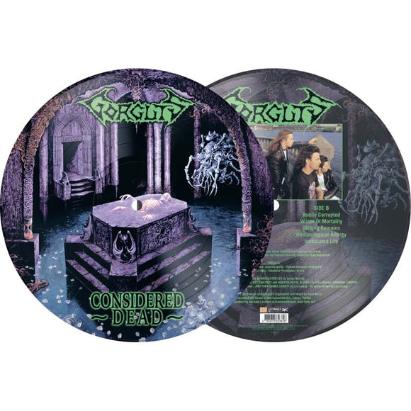 GORGUTS - Considered Dead LP (PIC.DISC)