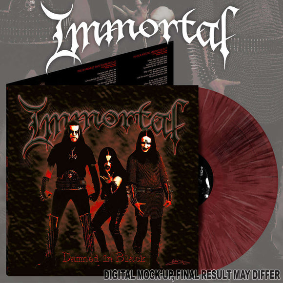 IMMORTAL - Damned In Black LP (CHERRY RED)