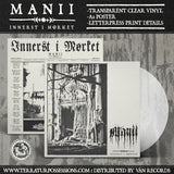 MANII - Innerst I Mørket LP (CLEAR) (Preorder)