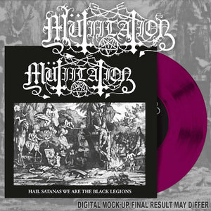 MUTIILATION - Hail Satanas We Are The Black Legions 7"EP (PURPLE)