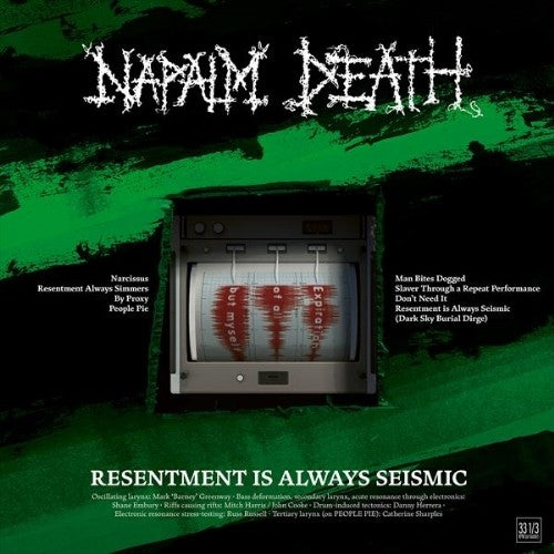 NAPALM DEATH - Resentment Is Always Seismic – A Final Throw Of Throes MLP