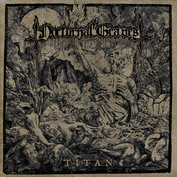 NOCTURNAL GRAVES - Titan LP (GOLD/BLACK)