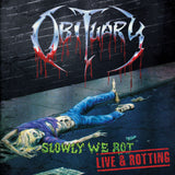 OBITUARY - Slowly We Rot - Live & Rotting LP (SLIME GREEN)