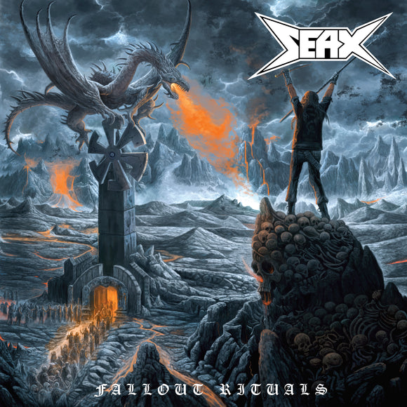 SEAX - Fallout Rituals LP (BLUE/WHITE)